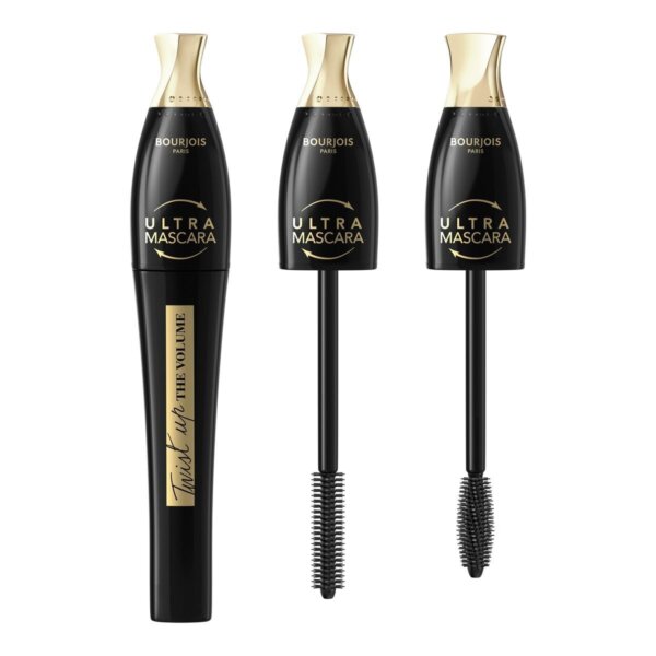 Bourjois Twist Up the Volume ripsmetušš 8 ml – toon 001 Ultra Black Bourjois Twist Up the Volume – Volume mascara 8 ml