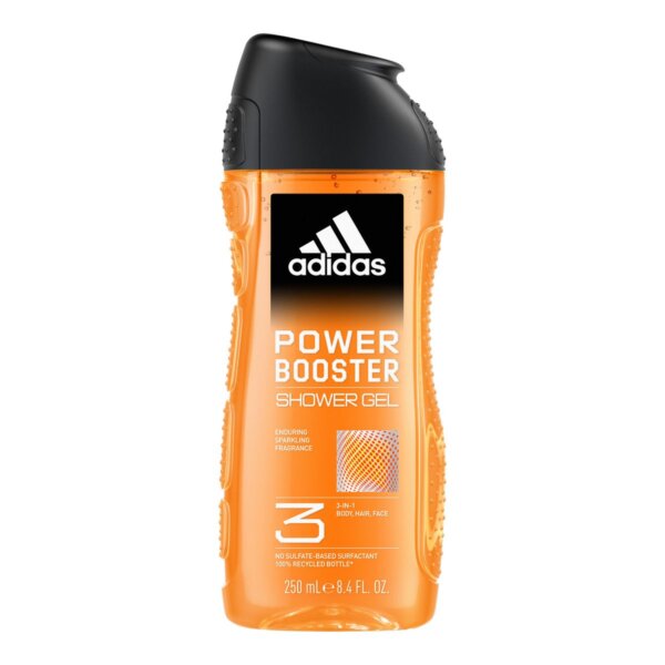 Adidas Power Booster Shower Gel 3-In-1 Shower gel 250 ml Adidas Power Booster Shower Gel 3-In-1 Shower gel