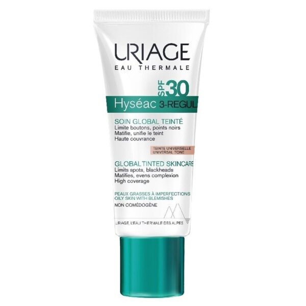 Uriage Hyséac 3-Regul SPF 30 (Global Tinted Skin- Care SPF 30) 40 ml