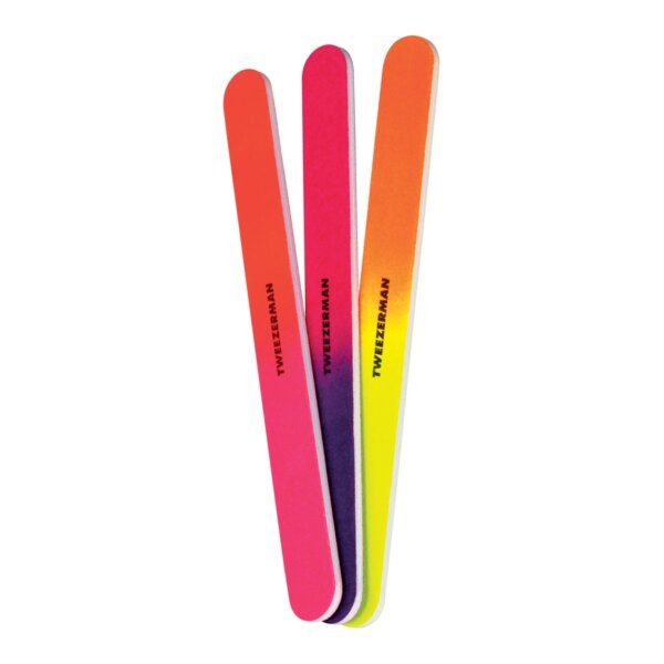 Tweezerman Neon Nail Files (3 tk) – Neon nail with case