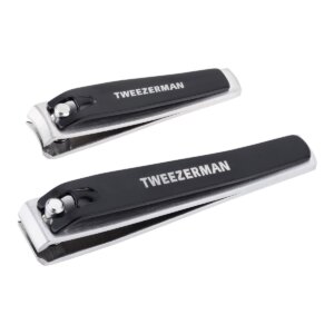Tweezerman Stainless Steel Nail Clipper Set – Set 2 on nails and toes