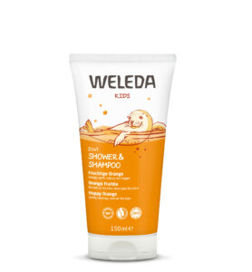 Weleda Shower cream and shampoo 2 in 1 Happy orange 150 ml