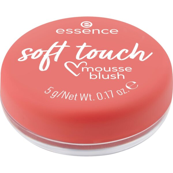 Essence Soft Touch Mousse Blush põsepuna 5 g – toon 30 Coral Crush Soft Touch Mousse Blush Põsepuna