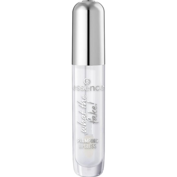Essence What the Fake! Plumping Lipgloss 4 ml – toon 100 Sheer Genius Essence What the Fake! Plumping Lipgloss 4 ml