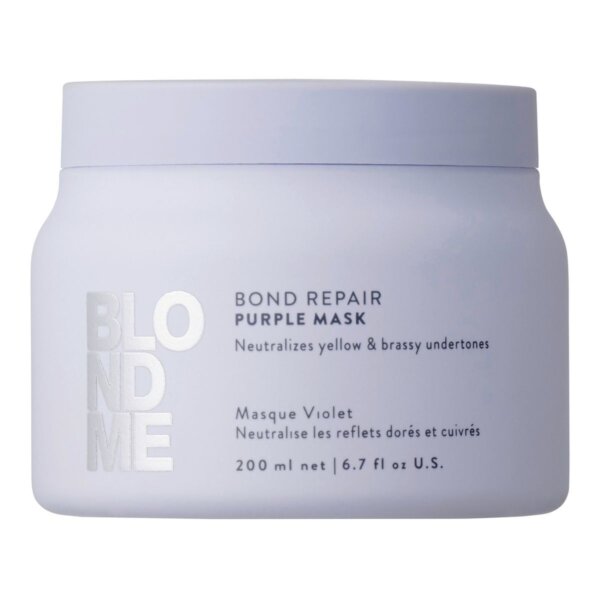 Schwarzkopf Professional BlondMe Bond Repair Purple Mask – Neutralizing mask for blonde hair