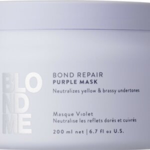 Schwarzkopf Professional BlondMe Bond Repair Purple Mask – Neutralizing mask for blonde hair
