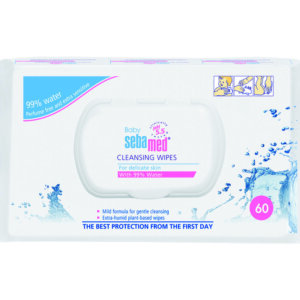 Sebamed Baby Cleansing Wipes With 99% Water 60 pcs