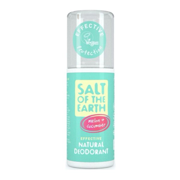Salt-Of-The-Earth 100% natural deodorant Melon & Cucumber Pure Aura ( Natura l Deodorant) 100 ml