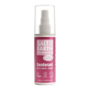 Salt-Of-The-Earth Natural Deodorant Spray Rock Chick Sweet Strawberry ( Natura l Deodorant) 100 ml