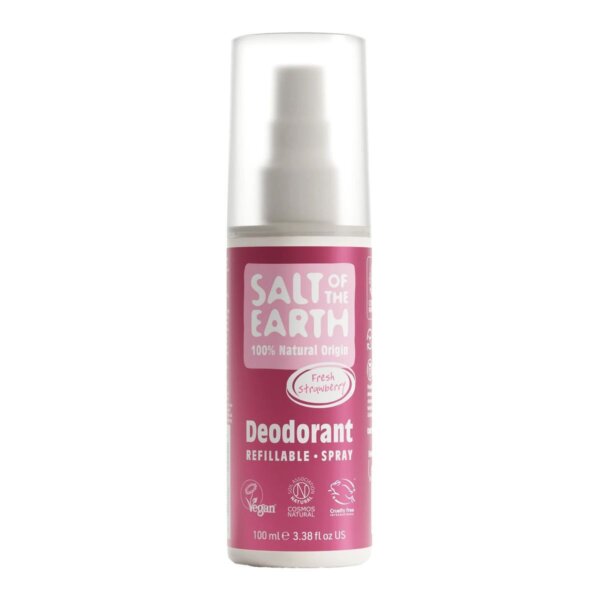Salt-Of-The-Earth Natural Deodorant Spray Rock Chick Sweet Strawberry ( Natura l Deodorant) 100 ml