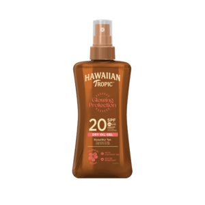 Hawaiian Tropic Protective Dry Spray Oil SPF 20 – Dry suntan oil with spray