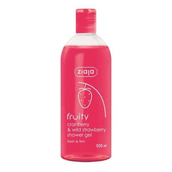 Ziaja Fruity Cranberry & Wild Strawberry Shower Gel