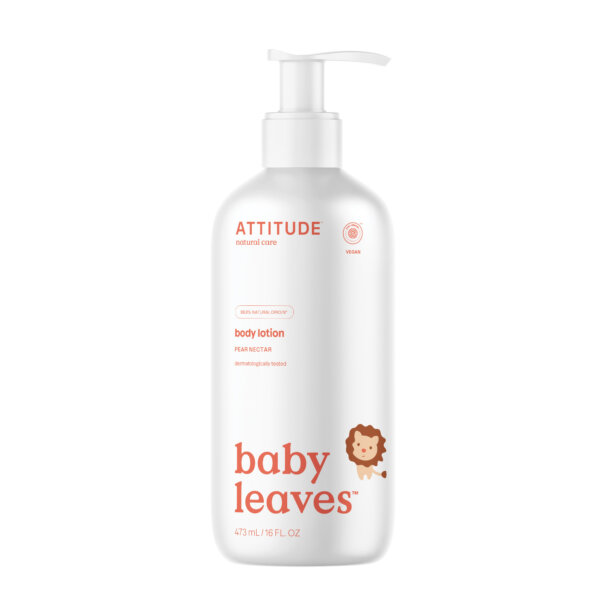 Attitude Baby Leaves Kids Body Lotion with Pear Juice Scent 473 ml – NEW