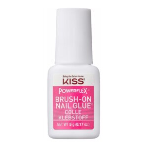 Kiss My Face Brush-On Nail Glue – Quick-drying nail glue with an application brush