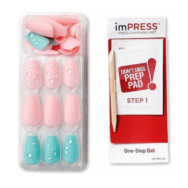 Kiss My Face ImPRESS Nails Dew Drop 30 pcs