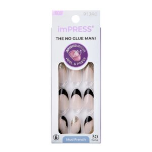 KISS imPRESS Nails Illusion – press-on nails (30 tk)
