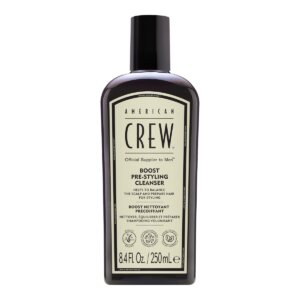 American Crew Boost Pre-Styling Cleanser – Pánský posilující šampon pro jemné vlasy bez objemu