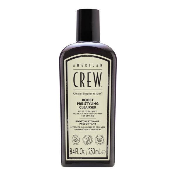 American Crew Boost Pre-Styling Cleanser – Pánský posilující šampon pro jemné vlasy bez objemu