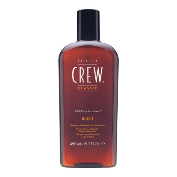 American Crew 3-in-1 Shampoo, Conditioner And Body Wash