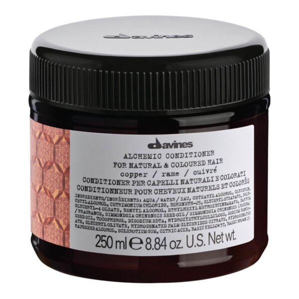 Davines Alchemic Conditioner For Natural & Coloured Hair Copper – Barvicí kondicionér pro měděné odstíny