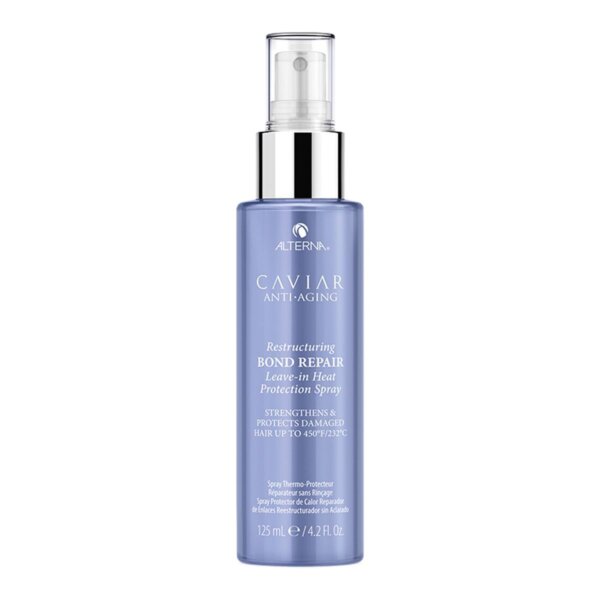 Alterna Caviar Anti-Aging Restructuring Bond Repair Leave-In Heat Protection Spray – Rinse-free protective spray for heat treatment of hair
