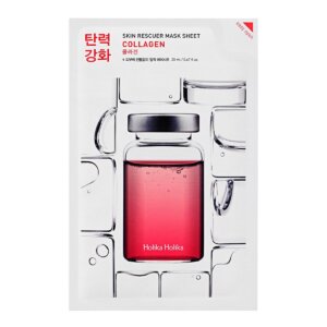Holika Holika Collagen Skin Rescue Mask Sheet – Lifting canvas mask with collagen