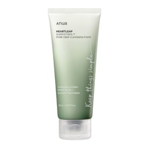 Anua Heartleaf Quercetinol Pore Deep Cleansing Foam – clogged pores