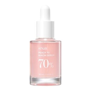 Anua Peach 70 + Niacin Serum – brightening face serum