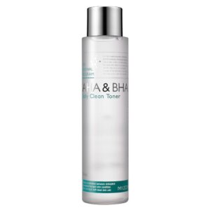 Mizon AHA & BHA Daily Clean Toner – Exfoliating toner with acids and enzymes