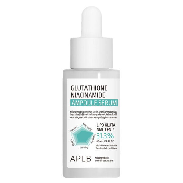 APLB Glutathione Niacinamide Ampoule Serum – brightening and hydration