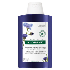 Klorane A LA CENTAUREA BIO anti-yellowing shampoo for gray and blonde hair 200 ml