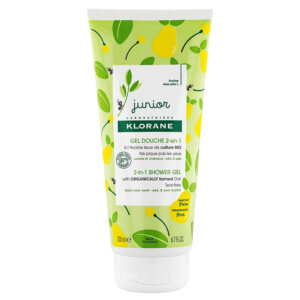Klorane JUNIOR hair and body bath gel #pear 200 ml
