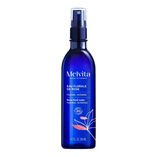Melvita FLORAL WATERS rose floral water – 200 ml mist spray Melvita FLORAL WATERS rose floral water – 200 ml mist spray