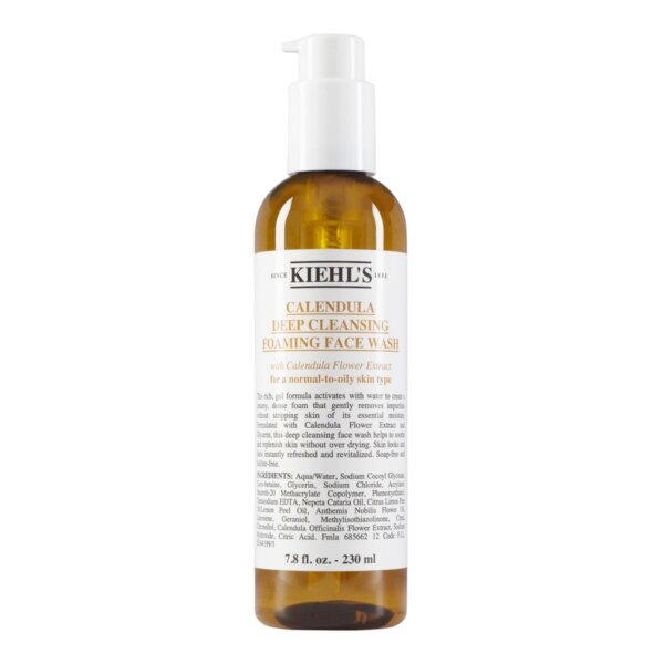Kiehl’s CALENDULA deep cleansing foaming face wash 250 ml