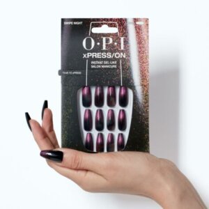 OPI xPRESS/ON Artificial Nails Nail Art #Swipe Night 30 u