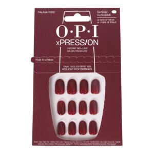 OPI xPRESS/ON Artificial Nails Iconic Shades #Malaga Wine 30 u