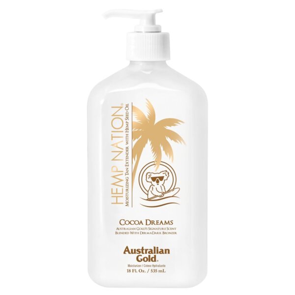 Australian Gold HEMP NATION COCOA moisturizer tan extend 535 ml