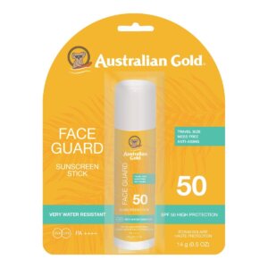 Australian Gold FACE GUARD SPF50 sunscreen stick 14 gr