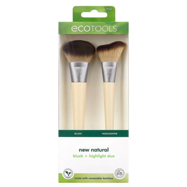 Ecotools BLUSH + HIGHLIGHT brush duo 1 u