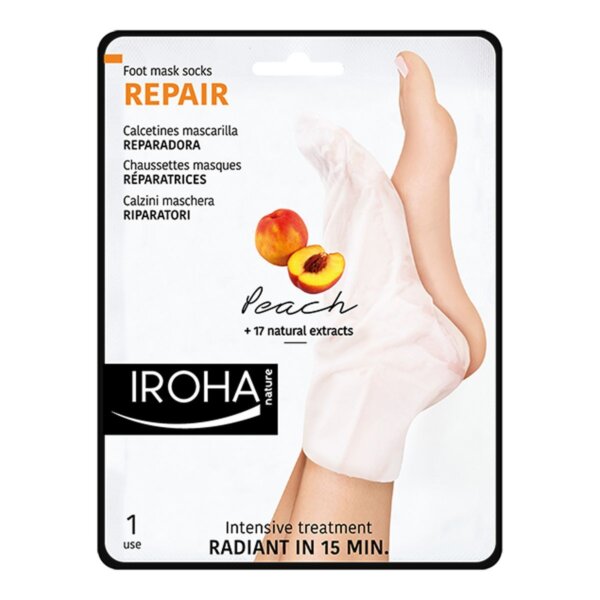 Iroha PEACH foot mask socks repair 2 u