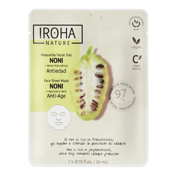 Iroha NATURE MASK noni + hyaluronic acid 1 u