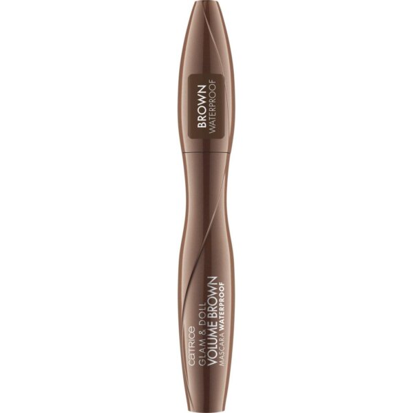 Catrice Glam&Doll máscara de pestañas volumen waterproof ripsmetušš #brown 10 ml Catrice GLAM&DOLL máscara de pestañas volumen waterproof #brown 10 ml