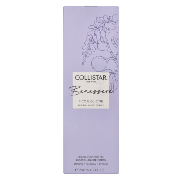 Collistar Benessere Fig And Wisteria Liquid Body Butter kehavõi 200 ml Collistar Benessere Fig And Wisteria Liquid Body Butter kehavõi 200 ml