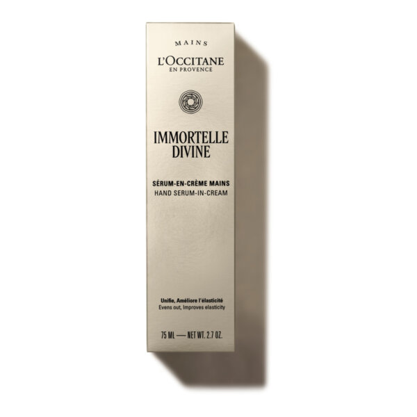 L’Occitane Immortelle Divine Hand Serum-in Cream käteseerum 75 ml, vaade 2