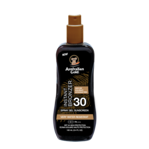 Australian Gold SUNSCREEN SPF30 spray gel with instant bronzer päikesekaitsegeel 100 ml