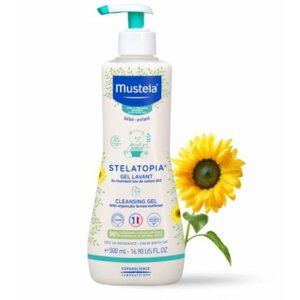 Mustela Bébé Stelatopia Cleansing Gel – Shower gel dušigeel 500 ml – pilt 2