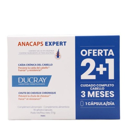 ANACAPS EXPERT food supplement chronic hair loss 90 u Anacaps Expert Food Supplement Juuksehooldustoode