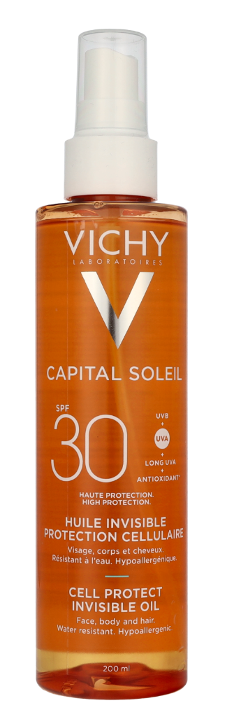 Vichy Capital Soleil Invisible Oil Protective Oil SPF30 Capital Soleil Invisible Õli