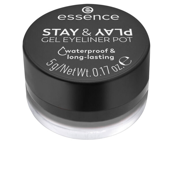 STAY & PLAY Gel Eyeliner Jar #01-Black 5g Stay And Play Gel