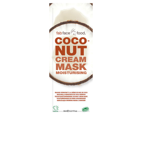 FAB FACE FOOD COCONUT moisturizing mask 8 ml Fab Face Food Coconut
